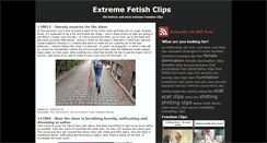 Desktop Screenshot of extremefetishclips.com